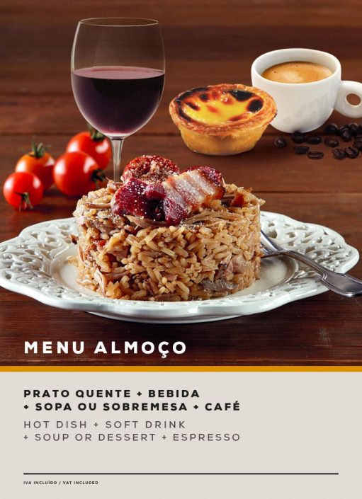MENU ALMOÇO. SOL Restaurantes
